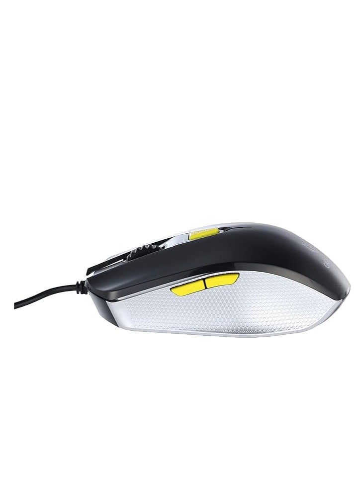 Gigamax Gigamax Gm3000 Mouse 6 Key 2400Dpi Gaming Mouse Usb - Black Silver - Image 3