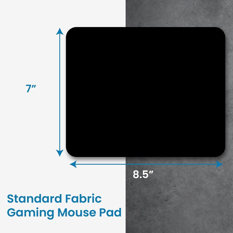 OTM Essentials University of Michigan Standard Fabric Mouse Pad, Desk Accessories, Standard Fabric Gaming Mouse Pad, Classic V3 - Image 2