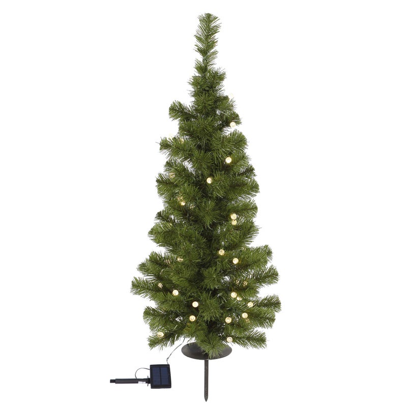 Vickerman Solar Tree LED 30 Warm White 93 Tips 3Feet by 18Inch