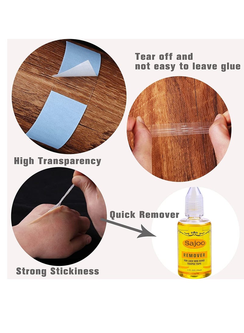 2 PCS Tape in Removes Hair Glue- Fast Acting Hair Extensions Hair Glue Lace Wig Glue Remover - Image 2