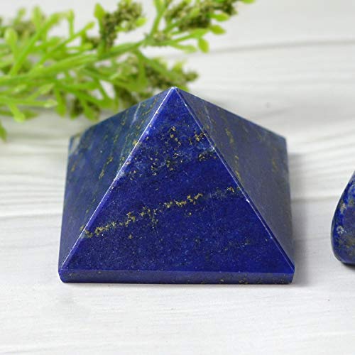 Crystu Natural Lapis Lazuli Pyramid for Reiki Healing and Crystal Healing Stone Pyramid Size 30-35 mm (Color : Blue) Pack of 1 pc - Image 3