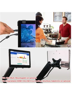 Generic 1102I 13.25 inch FHD 1080p Portable Touchscreen Monitor with HDMI & VGA Video inputs, USB Powered, Plug&Play, Ultralight and Slim, Built-in Speakers, Rear Docking  - Image 4
