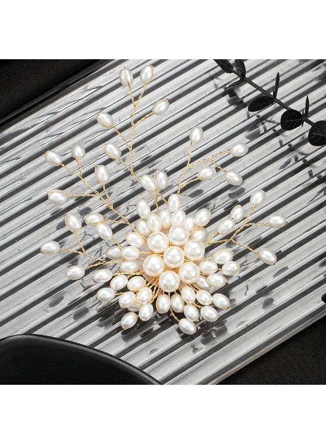 Mark Fairwhale Retro Fashion High-end Pearl Chain Brooch  - Image 1