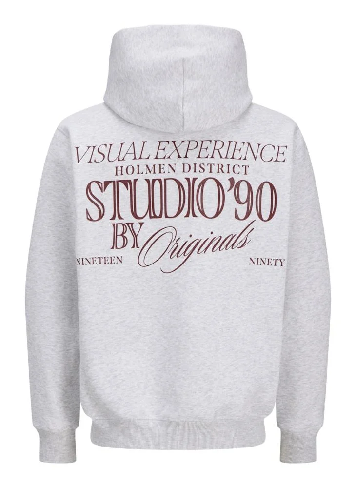 JACK & JONES Logo Midtown Regular Fit Hoodie