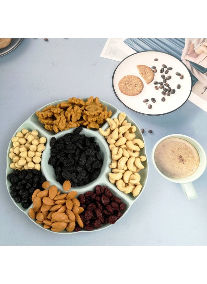 Simulation Nut Model Walnut Cashew Almond Grain Blueberry Blackcurrant Dried Fruit Plate Home Decoration-Color:The Whole Set Of Mix And Matches With 7 Plates + 1 Plate  - Image 4