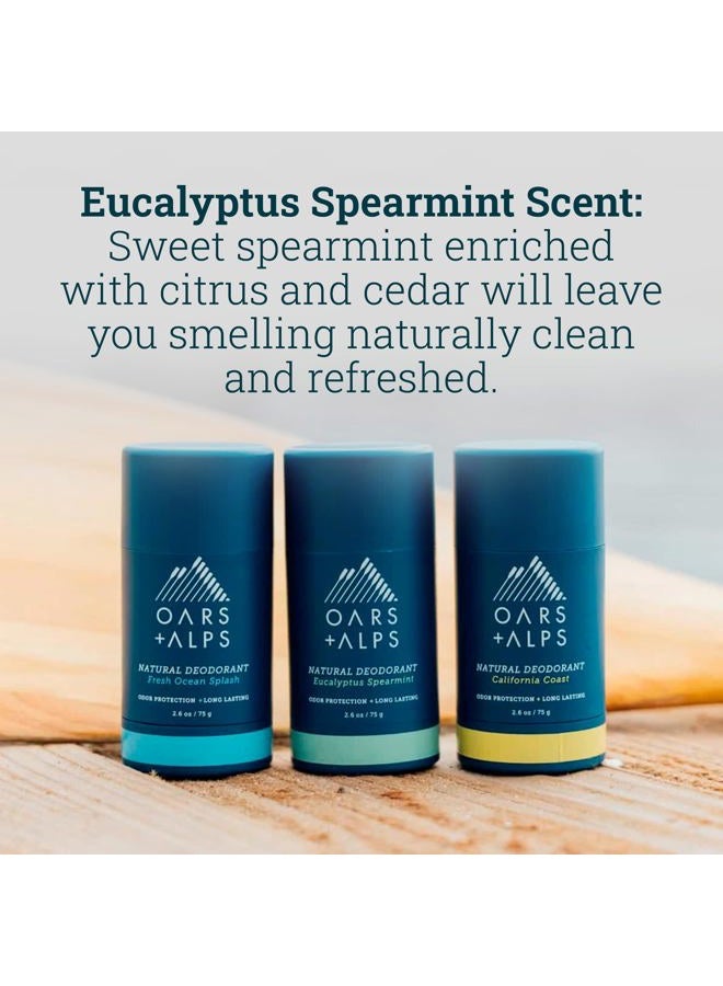 Oars + Alps Aluminum Free Deodorant for Men and Women, Dermatologist Tested and Made with Clean Ingredients, Travel Size, Variety, 3 Pack, 2.6 Oz Each - Image 4