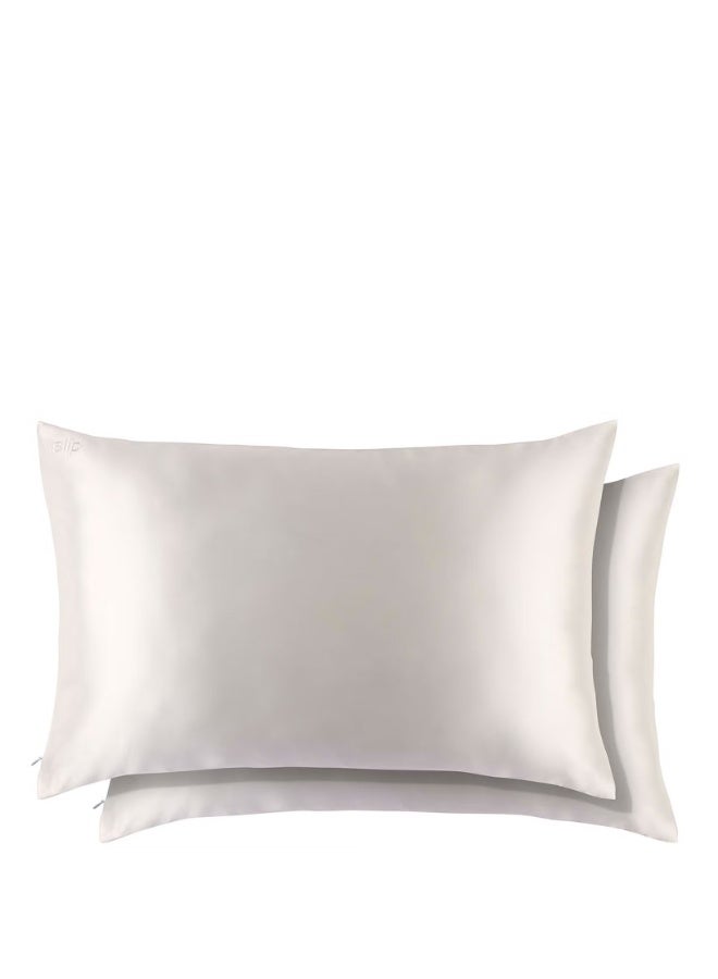 Slip Silk Pillowcase - Queen - White - Image 2