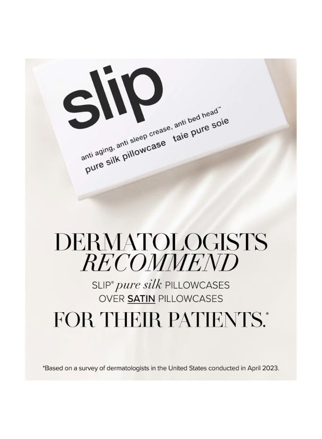 Slip Silk Pillowcase - Queen - White - Image 4