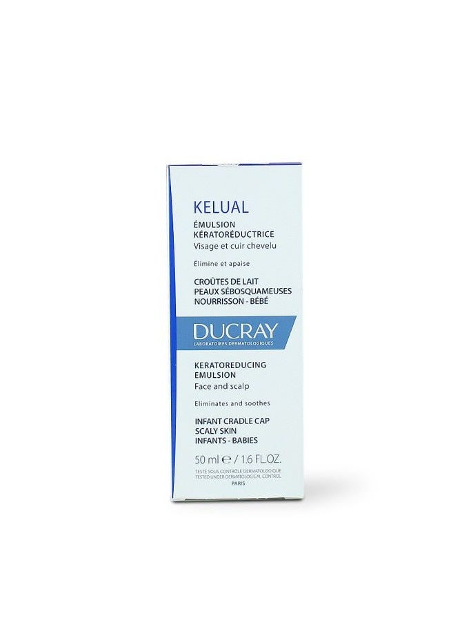 Ducray Kelual Keratoreducing Emulsion Face & Scalp 50ml