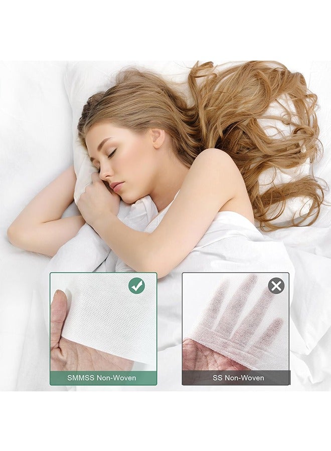 1 Pack (4 PCS) Disposable Bed Sheets for Travel Set with Quilt Cover & Pillowcases - Compatible with Most Hotel Beds - Travel Accessories Travel Essentials for Hotel, Cruise & More - Image 4