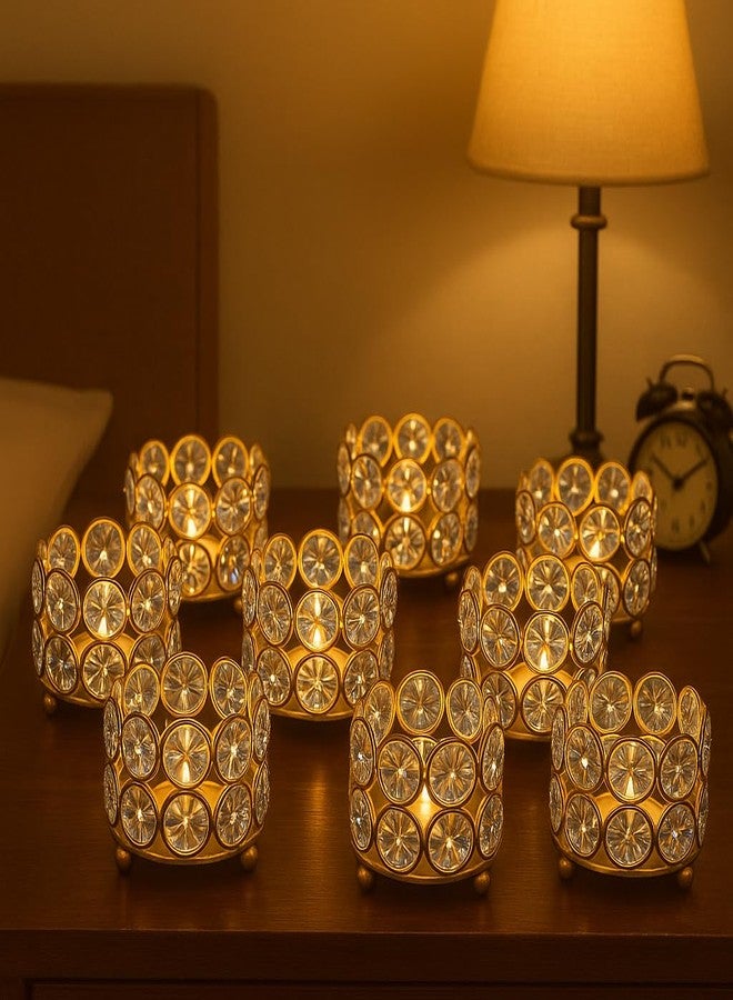 CentraLit Tealight Candle Holder Votives Bowl for Home Decoration, Christams Diya Diwali Decoration Lights Centerpieces for Wedding Home Party Table Decor (Gold (Pack of 10)) - Image 1
