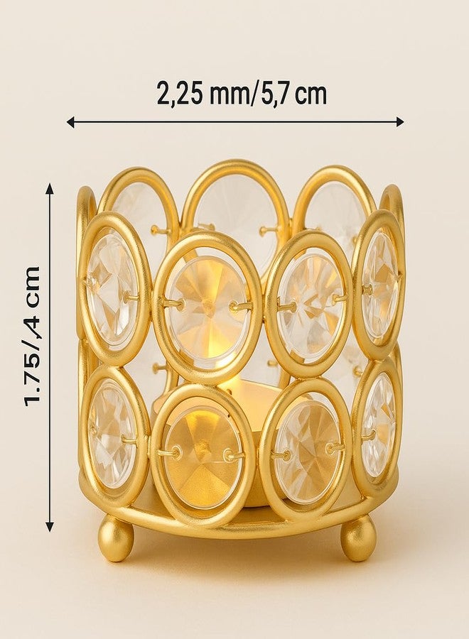 CentraLit Tealight Candle Holder Votives Bowl for Home Decoration, Christams Diya Diwali Decoration Lights Centerpieces for Wedding Home Party Table Decor (Gold (Pack of 10)) - Image 3