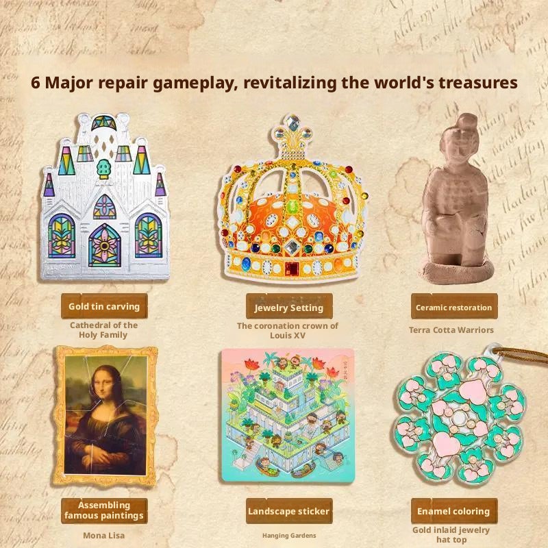 World Cultural Relic Restorer DIY Kit for Kids - Image 2