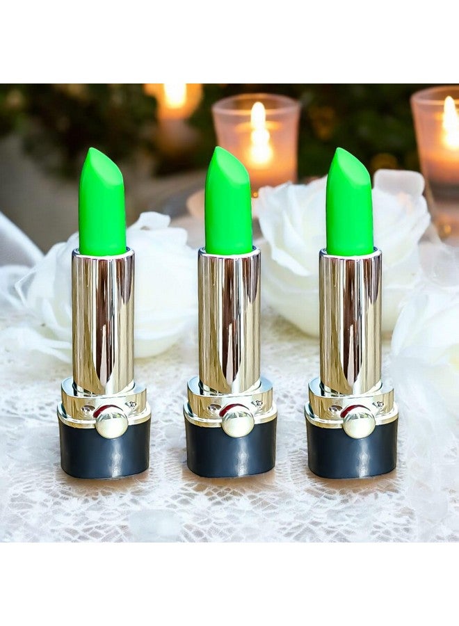 Lui Pui LUIPUI Long Lasting Super Natural Pink Color Changing Lipstick, Green, (Pack of 3) - Image 3