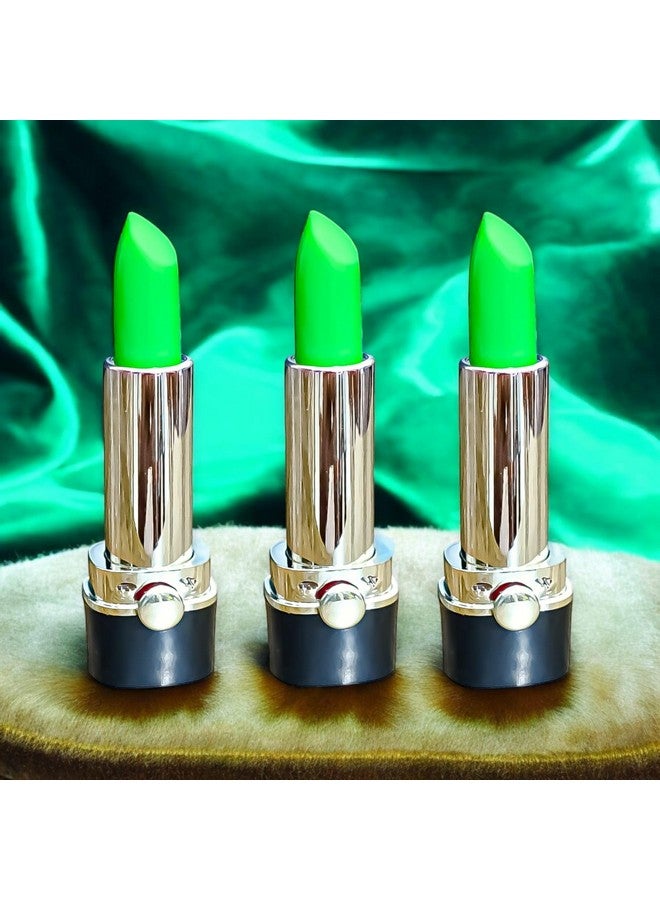 Lui Pui LUIPUI Long Lasting Super Natural Pink Color Changing Lipstick, Green, (Pack of 3) - Image 2