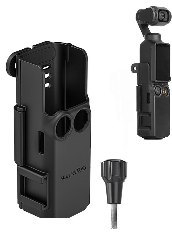 Sunnylife Camera Extension Adapter for DJI Osmo Pocket 3 Protective Cage Cold Shoe Light Microphone Tripod Mount Bracket Holder Backpack Clip Bike Clamp Handle Frame Accessories for Osmo Pocket 3  - Image 1