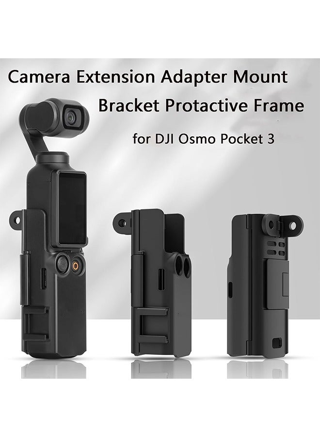 Sunnylife Camera Extension Adapter for DJI Osmo Pocket 3 Protective Cage Cold Shoe Light Microphone Tripod Mount Bracket Holder Backpack Clip Bike Clamp Handle Frame Accessories for Osmo Pocket 3  - Image 2