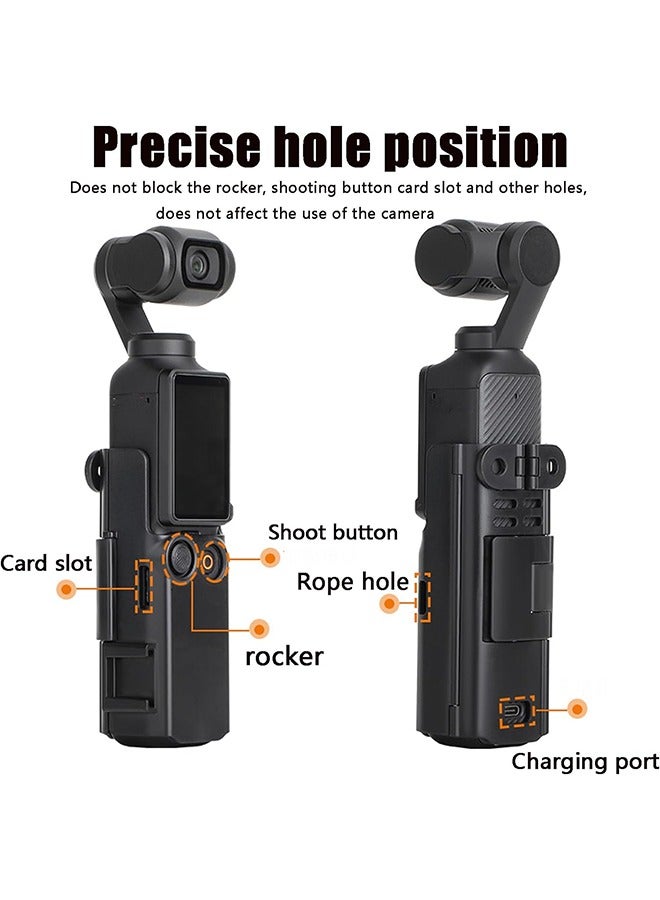 Sunnylife Camera Extension Adapter for DJI Osmo Pocket 3 Protective Cage Cold Shoe Light Microphone Tripod Mount Bracket Holder Backpack Clip Bike Clamp Handle Frame Accessories for Osmo Pocket 3  - Image 5