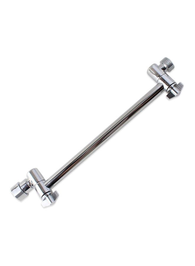 NIBEMINENT Shower Arm Extension with Lock Joint Silver 27 x 3 7cm - Image 1
