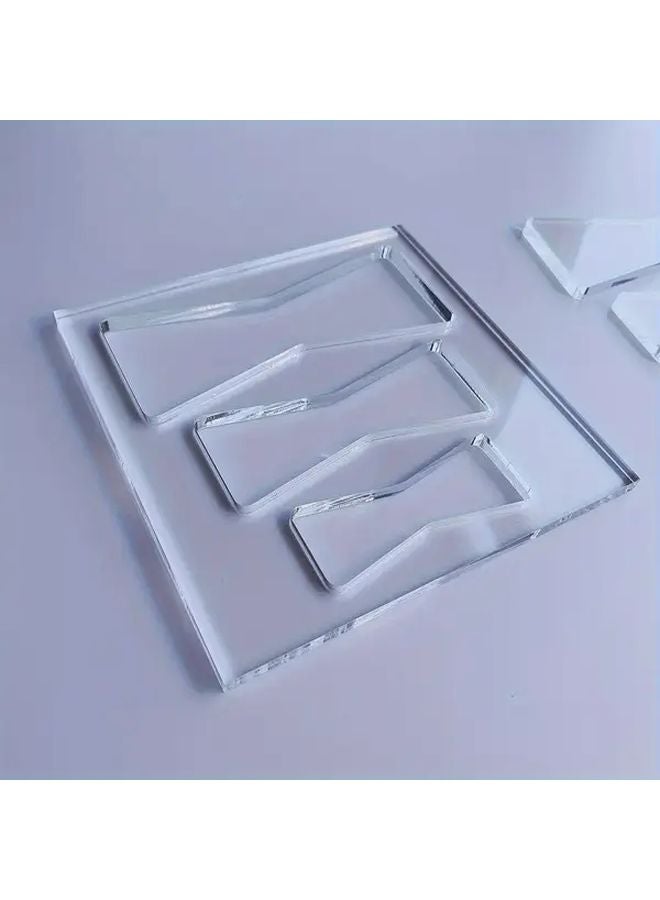 Model A PET Transparent Acrylic Bow Shaped Router Template Set For Woodworking - Image 5