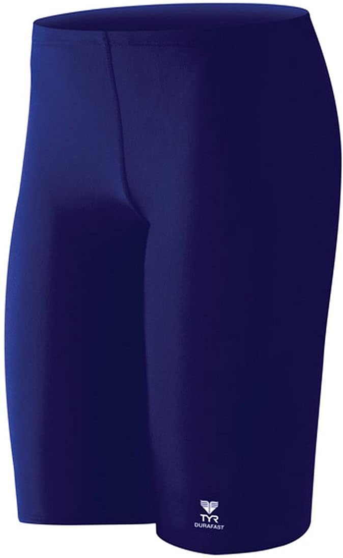 TYR BOYS' DURAFAST ONE JAMMER SWIMSUIT, 22, Navy - Image 2