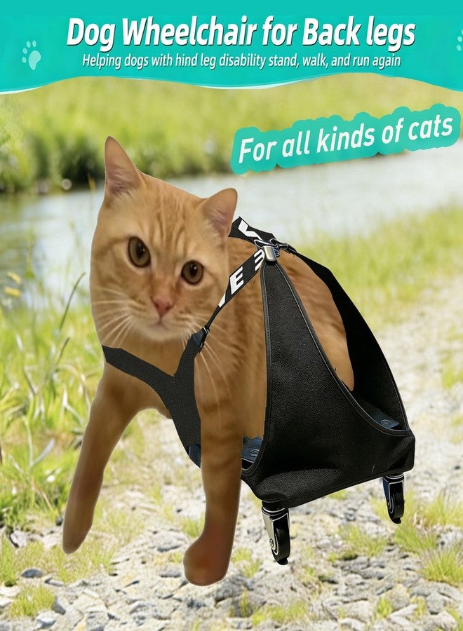 Lamiaraga Small Dog Wheelchair for Back Legs Wheelchair for Disabled Dogs and Paralyzed Cats Dog Mobility aids Pet Drag Bags for paralyzed - Image 4
