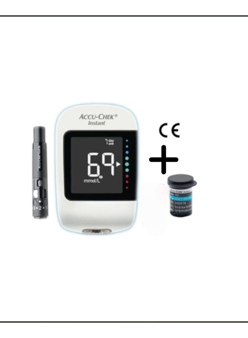 أكيو تشك Instant Blood Glucose Analyzer With 50 Strips Box - Image 2