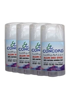 CONCORD Deodorant ALUM DEO STICK 4 Pieces