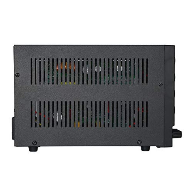 مصدر طاقة المختبر: سبائك الألومنيوم، أسود، شاشة LED عالية الدقة مكونة من 4 أرقام، 0-30 فولت/0-10 أمبير/300 وات، مخرج تيار مستمر قابل للتعديل، تيار متردد 115 فولت/230 فولت 50/60 هرتز - Image 2