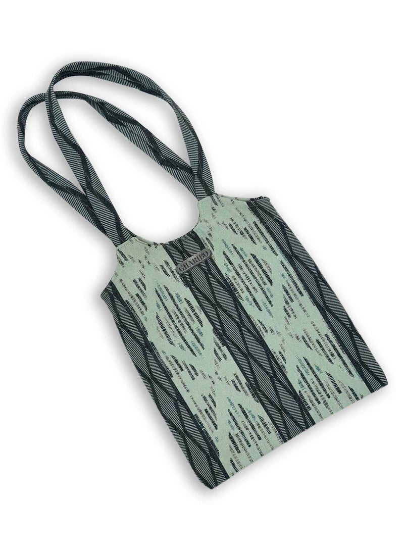 Casual Printed Linen Tote Bag  H230009a