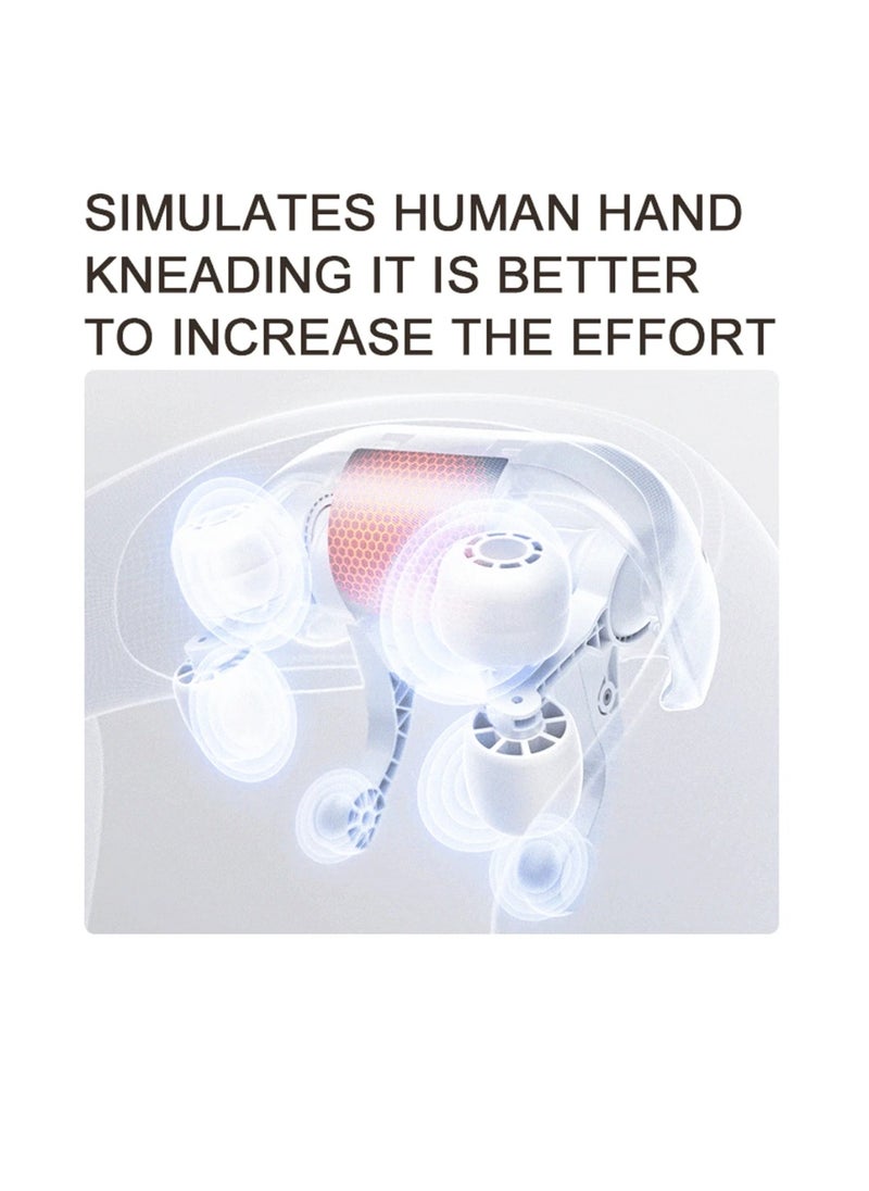 DIGI CORE - Neck And Shoulder Massager With Heat Banasuer Massager For Neck And Shoulder With Heat Self Neck Massager 5D Kneading Neck Massager For Pain Relief Deep Tissue - Image 1