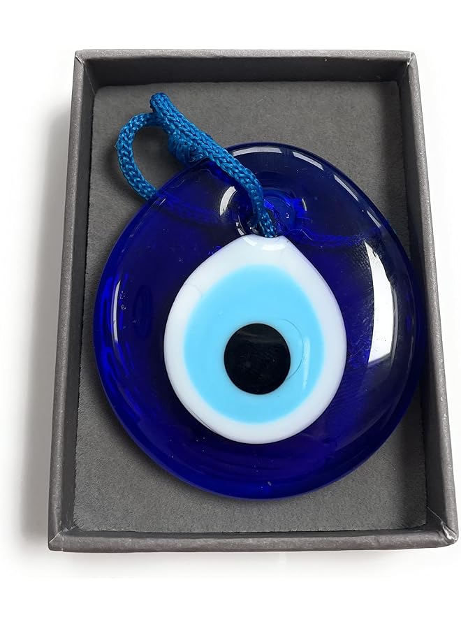 The Bros Evil Eye Nazar Boncuk 5 cm Lucky Turkish Greek Glass Hanging Good Luck Protection - Image 1
