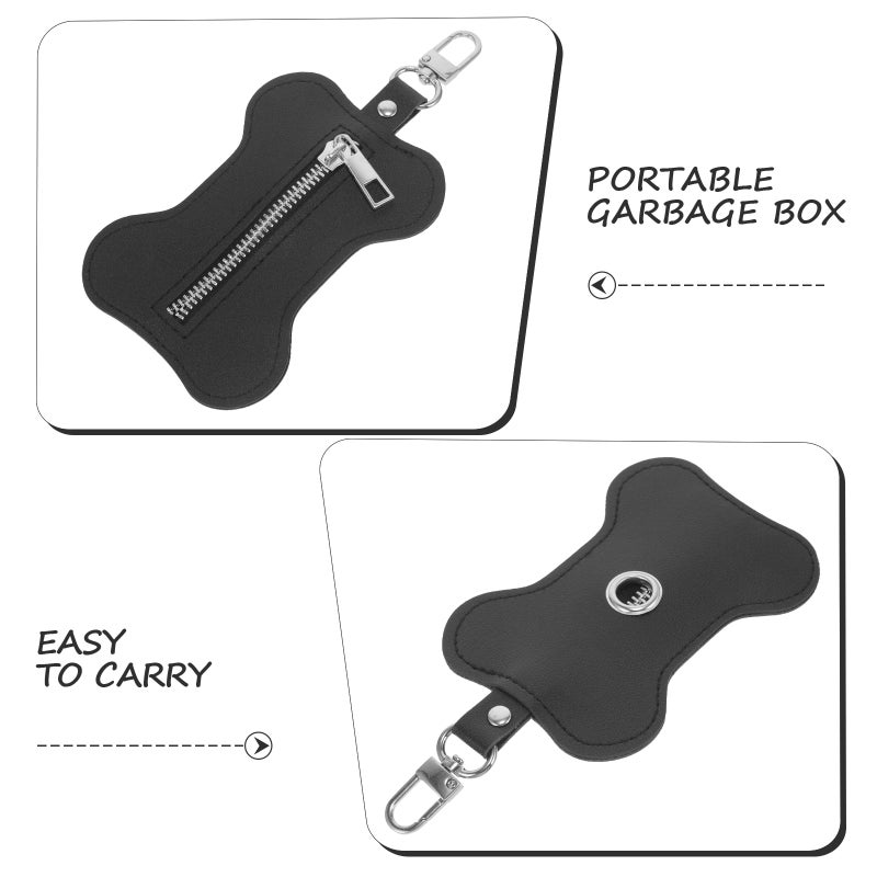 Walking Pet Poop Bag Holder Dog Poop Bag Case Leash Attachment Pet Waste Bag Dispenser - Image 3