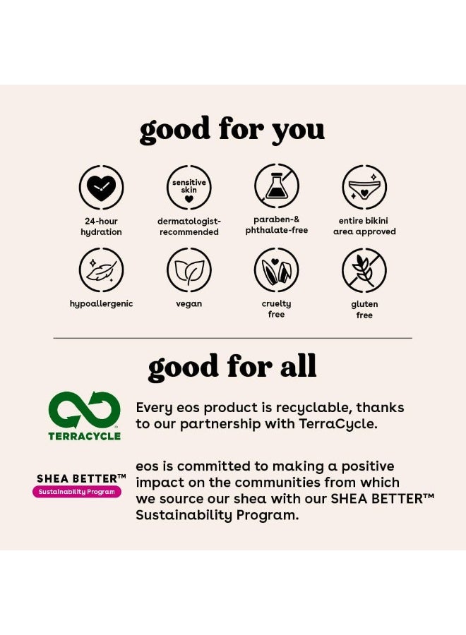 EOS Shea Better 24 Hour Moisture Shave Cream- Vanilla Bliss,7 fl oz, (207ml) - Image 5