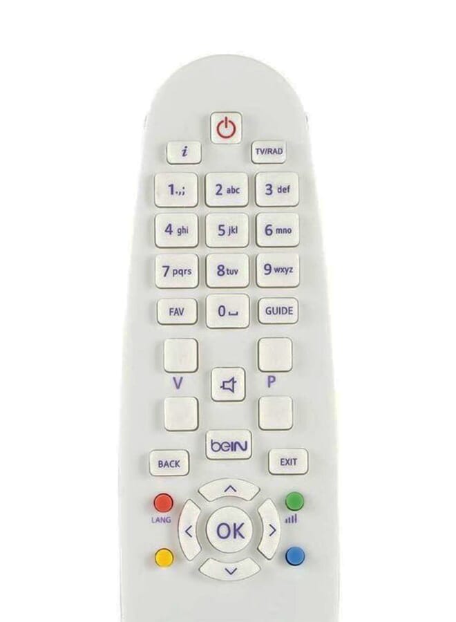 Zaboon Bein Sport Receiver Tv Remote Control White Purple - Image 2