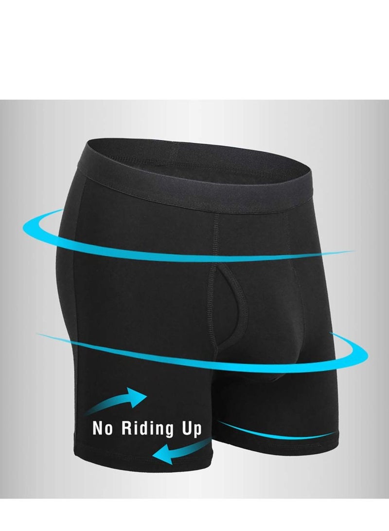Natural Mens Boxer Shorts Soft Cotton Men Pack Breathable Mens Underwear Boxer Briefs  - Image 3