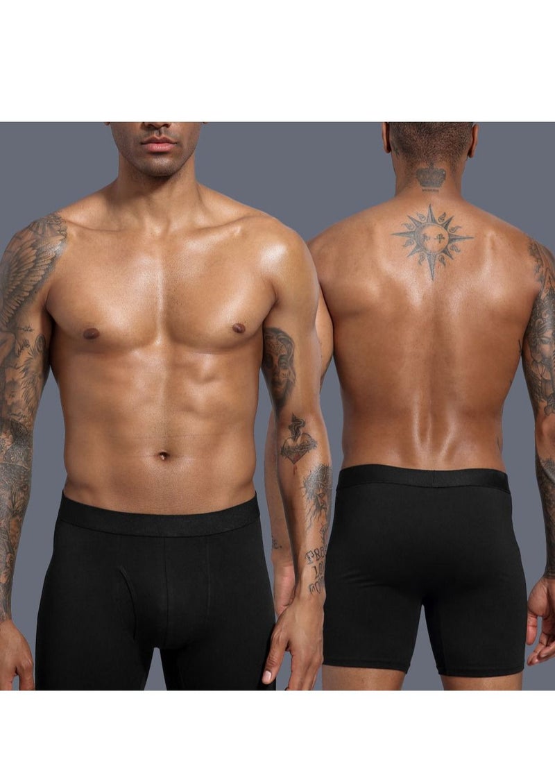 Natural Mens Boxer Shorts Soft Cotton Men Pack Breathable Mens Underwear Boxer Briefs  - Image 5