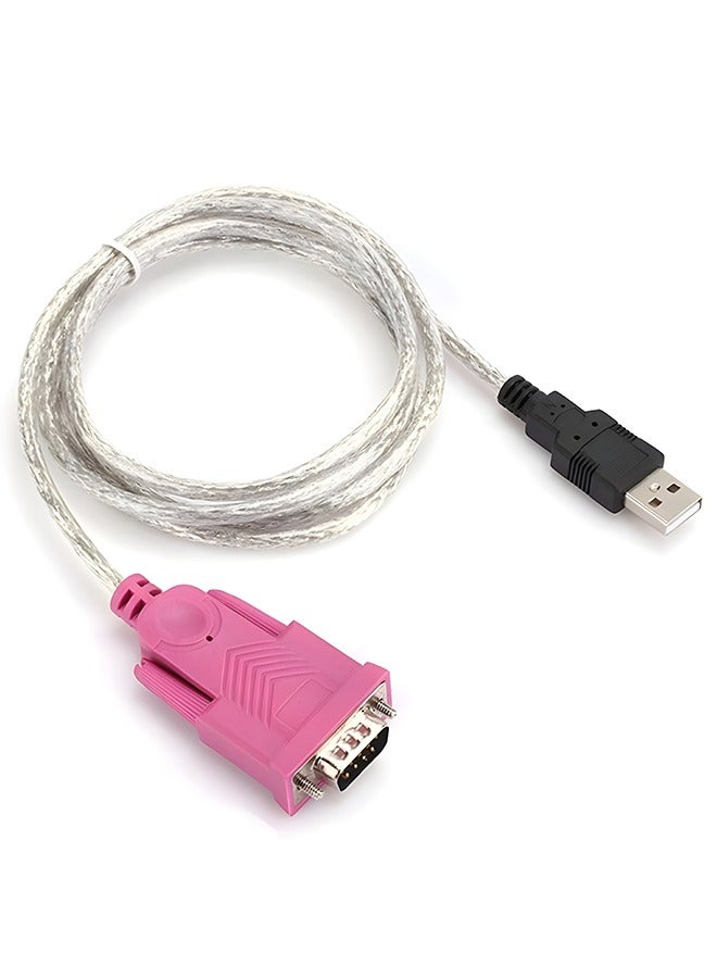 Taimi Pack Of 2 USB To RS232 Male Serial Port Computer Cable 1M - Image 2