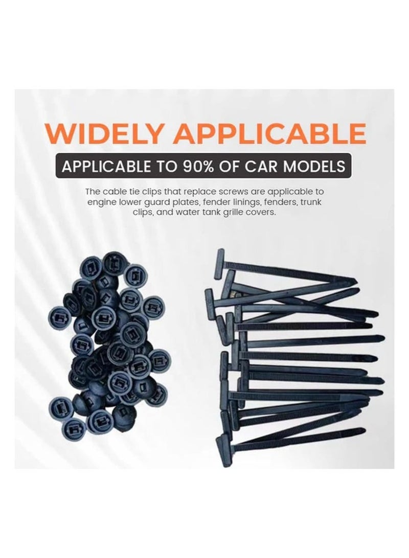 إسكدنيا مشبك ربط كابلات نايلون عالمي، (20 قطعة) - Image 4