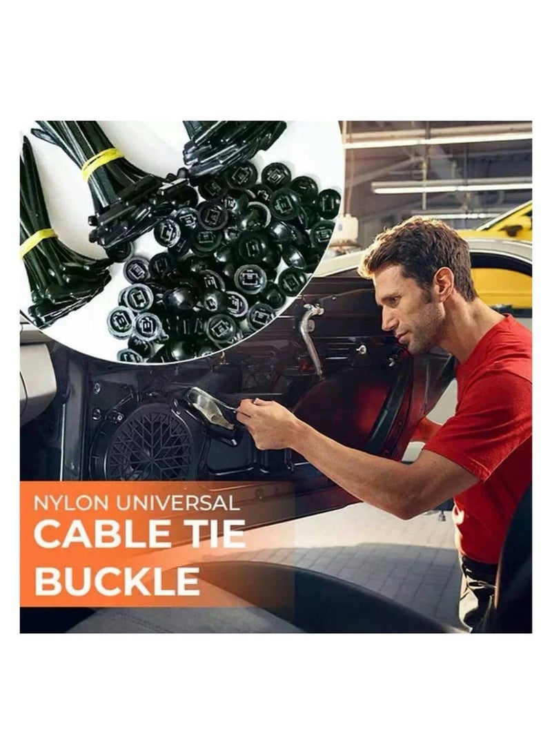 إسكدنيا مشبك ربط كابلات نايلون عالمي، (20 قطعة) - Image 2