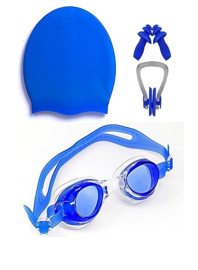 Shifter Adult Swimming Combo Kit - Swim Shorts, Anti-Fog Goggles, Silicone Swim Cap, Earplugs, Nose Plug, Waterproof Mobile Pouch (32-34 (3XL)) - Image 3