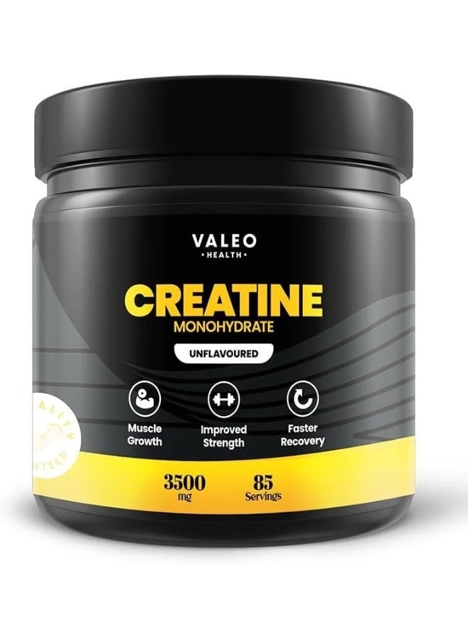 VALEO Creatine Monohydrate Creapure 300g, 3.5g per serving - Image 1