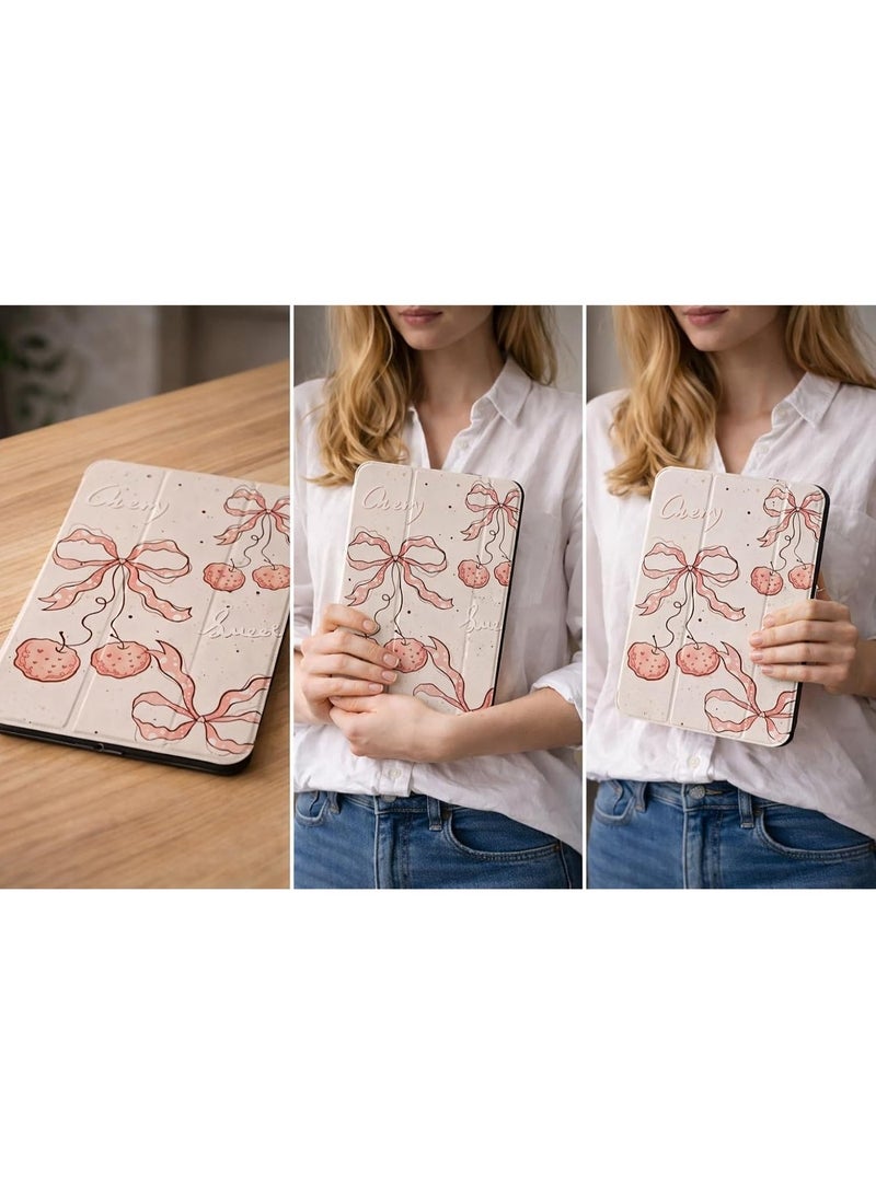 iPad (A16) 11th Generation 11 Inch 2025/10th Generation 10.9 Inch 2022 with Pencil Holder, iPad 10 Flexible TPU Back Shell Smart Trifold Stand Protective Cover Auto Wake/Sleep (Style 6) - Image 3