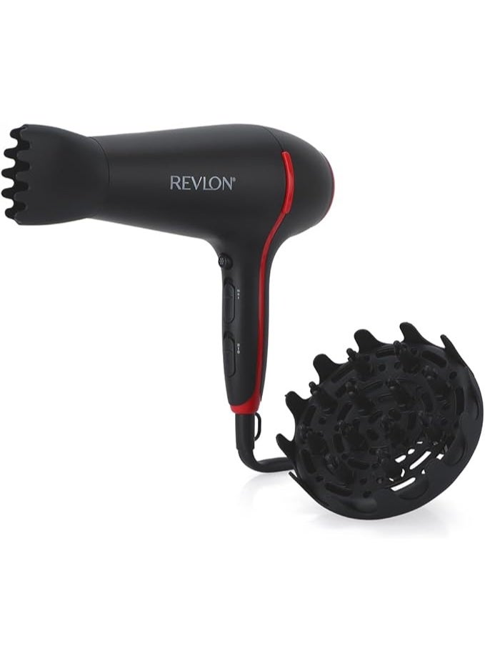 Revlon SmoothStay Hair Dryer 1875 W, Grill Triple-Coated In Ceramic Infused With Coconut Oil, 3 Heat, 2 Speed Settings - RVDR 5317 - Image 1