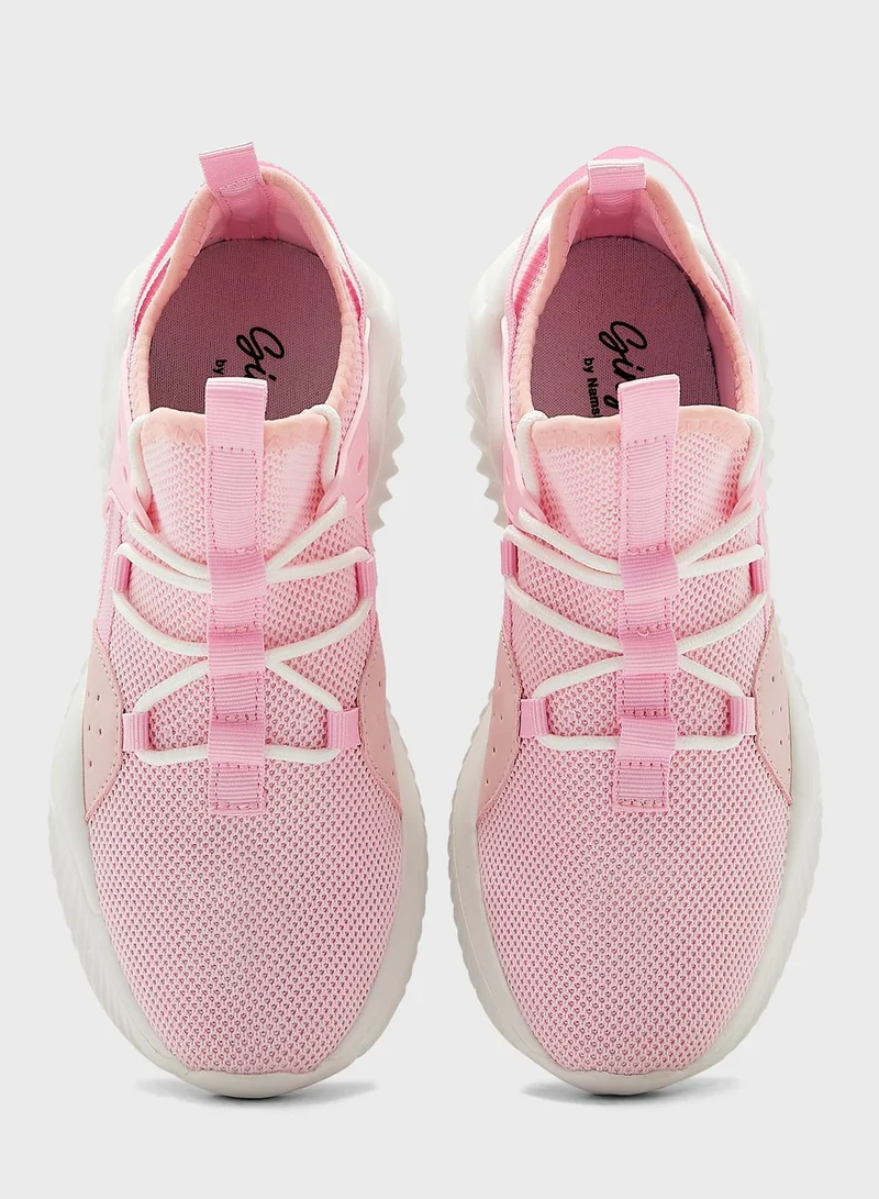 Ginger Detail Knit Sneaker