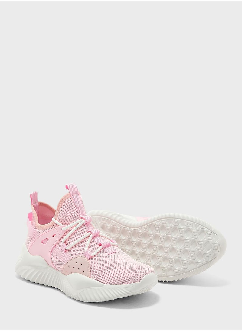 Ginger - Detail Knit Sneaker - Image 1