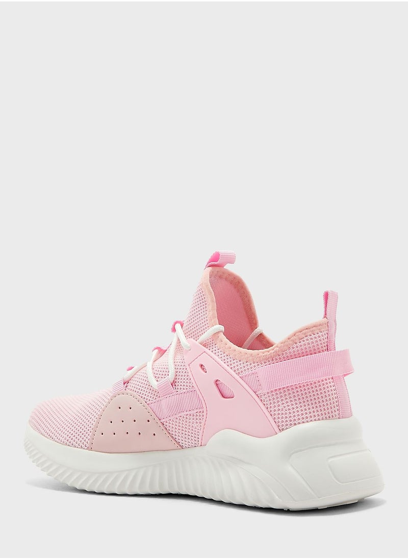 Ginger - Detail Knit Sneaker - Image 1