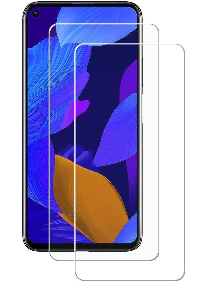 جلاس قطعتان من واقي الشاشة المقوى لهاتف هواوي نوفا 5T - Image 1