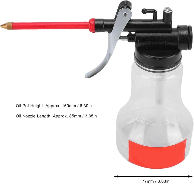 Suburban residential ship 350ml Oil Pump Sprayer, Hand Pressure Oiling Can for Vehicle Maintenance | Metal Container with Long Nozzle, Easy Grip Handle Post-order arranged dispatch Trendy natural tone options Full land route delivery Individual & group usable Local supply chain stock Any KSA address orderable Working day delivery service Labor saving Long term heavy use compatible Upgraded general grade quality Global sizing options Dust tight seal Integrated practical design Global assemble options All-season available stock Precision made Temp fluctuation resistant crafted quality Adjustable build Trendy widespread design Simple upgraded construction User tested optimized build Stable inert material Balanced universal design Slow wear optimized quality - Image 4