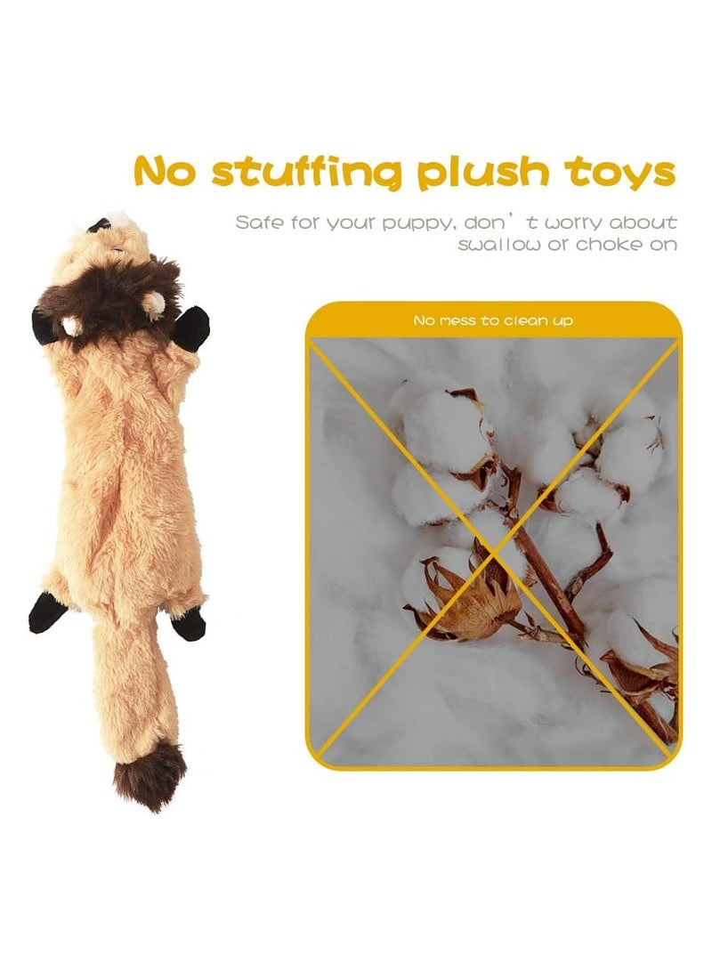 عام لعبة كلب صاررة، مجموعة ألعاب مضغ محشوة خالية من الحشو - مناسبة للكلاب الصغيرة والمتوسطة والكبيرة - لعبة مضغ متينة - مثالية للجراء خلال فترة التسنين - تعزز المضغ واللعب التفاعلي - هدية عيد ميلاد مثالية - Image 5